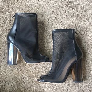 Aldo Mesh Ankle Heels